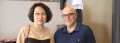 The writer Hu Lanbo with the journalist Carlo Marino of ENA